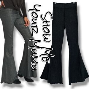 Show Me Your Mumu Berkeley Bells Shimmer Flare Pants XS Boho Festival Western